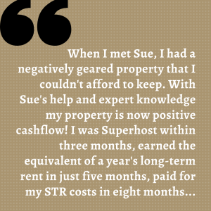 Sue Jordan Airbnb HomeAway hosting expert